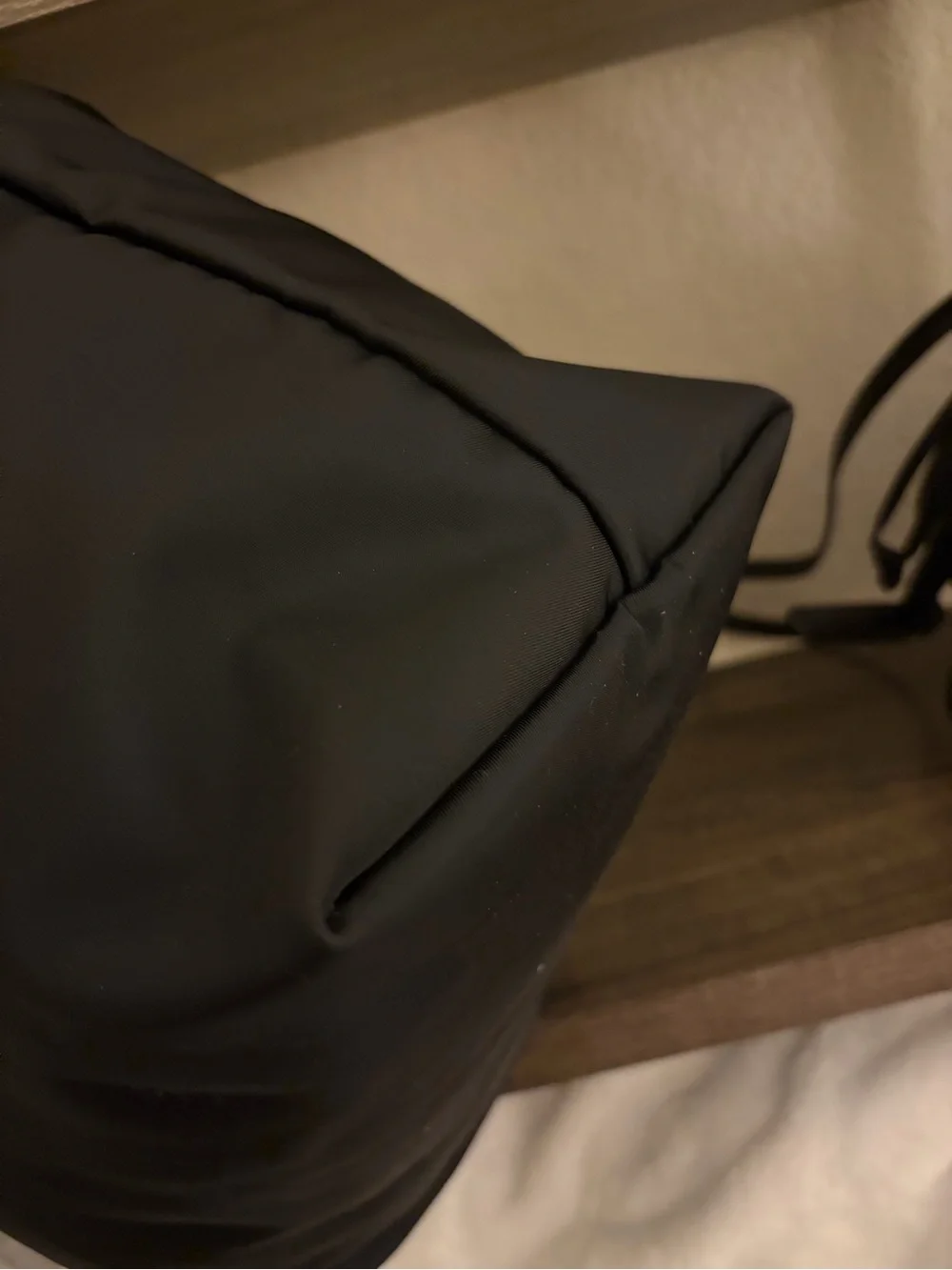 Longchamp Black Le Pliage Tote